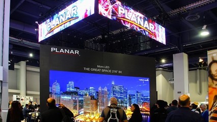 进军大尺寸家用电视市场利亚德亮相CES2020